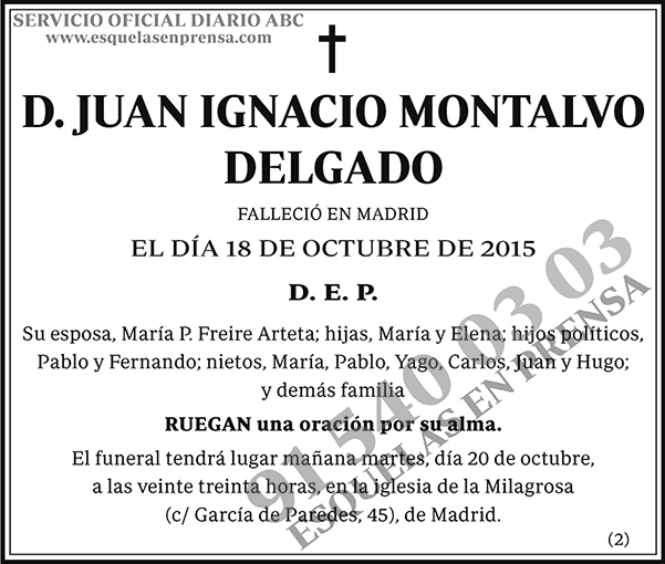 Juan Ignacio Montalvo Delgado